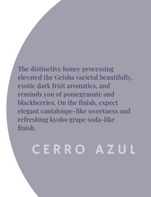 Cerro Azul Geisha H